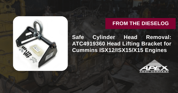 Safe Cylinder Head Removal: ATC4919360 Head Lifting Bracket for Cummins ISX12/ISX15/X15 Engines